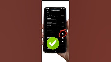 How to off screen recorder lock screen to end | screen recording hidden futures #shorts #ytshorts
