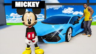 Stealing Cars from Mickey Mouse in GTA 5