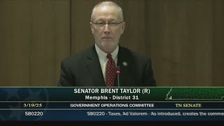 Sen. Brent Taylor proposes bill creating state board to overlook commercial projects in Memphis