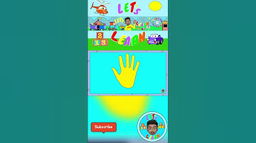 Learn the number 5: Numbers: Counting: Number 5: Numbers For Toddlers #short