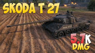 Skoda T 27 - 6 Kills 5.7K DMG - Шикарный! - Мир Танков