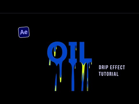 Dripping Liquid (Paint) Effects in After Effects | Drip Effect Tutorial