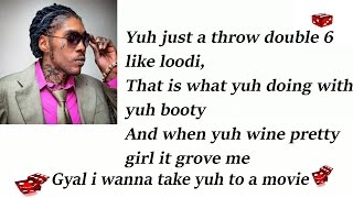 Vybz Kartel Ft Shenseea - Loodi (Double six) Lyrics (Raw)