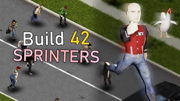 I tried surviving RANDOM SPRINTERS in Project Zomboid