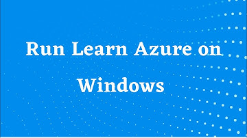 Run Learn Azure app on Windows Desktop via Bluestacks