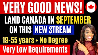 NEW!!! Canada Relocation Stream 2023: No Degree Needed | 19-55 Years Can Apply