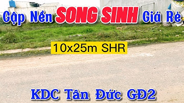 BÁN ĐẤT NỀN KDC TÂN ĐỨC GĐ2 GIÁ RẺ | Cách đường 24A 100m | BĐS Đức Hòa - Ngô Phụng Land