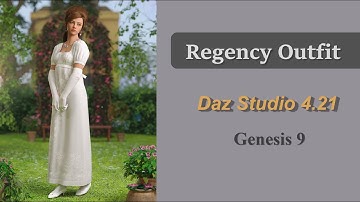 Simulation Guide - dForce Regency Outfit for G9 | Daz Studio 4.21