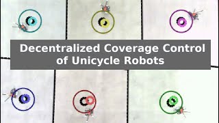 Distributed Coverage Control of ConstrainedConstant Speed Unicycle Multi Agent Systems