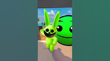 COMPARISON FIRE IN THE HOLE GEOMETRY DASH VS ZOONOMALY VS POPPY PLAYTIME IN GARRY