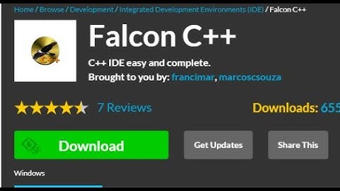 Falcon C++ Installation on Windows