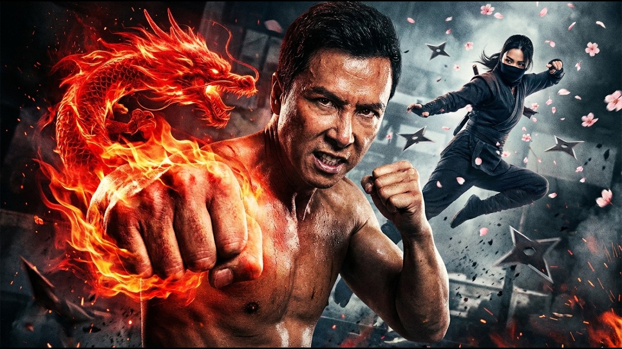 Explosive Kung Fu: Legendary fighter battles ninjas in the rain. The leader is his ex-lover!