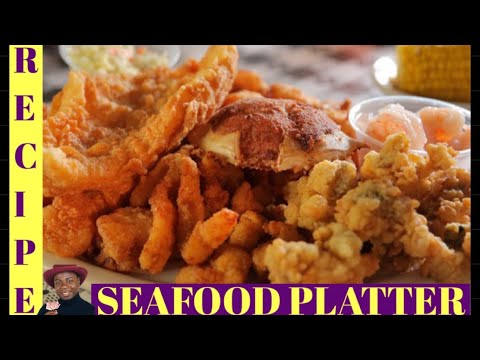 FRIED SEAFOOD BOIL PLATTER | SNOW CRAB LEGS, FISH, SHRIMP AND MUSSELS - YouTube