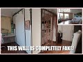 how to build a RENTER FRIENDLY room dividing wall in a studio apartment!