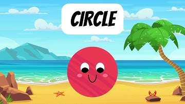 4 Basic Shapes! Circle, Square, Triangle, and Rectangle!