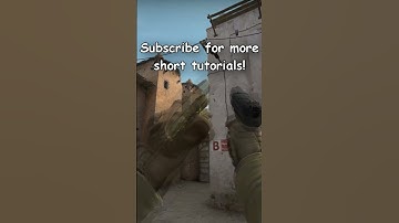 Instant Mid to Short Flash on Dust 2! #shorts