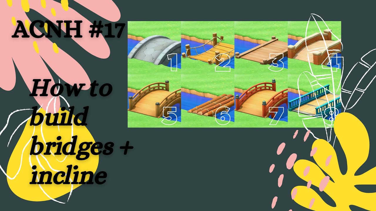 ACNH 17 How To Build Bridges And Incline YouTube acnh-17-how-to-build-bridges-and-incline-youtube