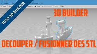 ⚙️3D Builder Tutorial - Split or Merge STL Files