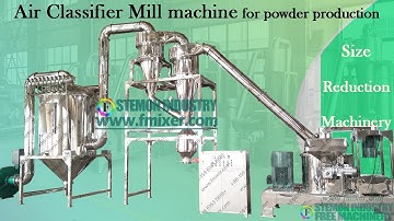 Air classifier mill machine