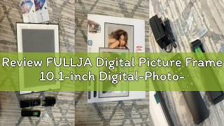 Review FULLJA Digital Picture Frame 10.1-inch Digital-Photo-Frame - 32GB Digital Frame, IPS Touch Sc
