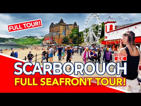 SCARBOROUGH UK | Full tour of Scarborough Yorkshire from Beach and Sea to Grand Hotel & Spa Theatre