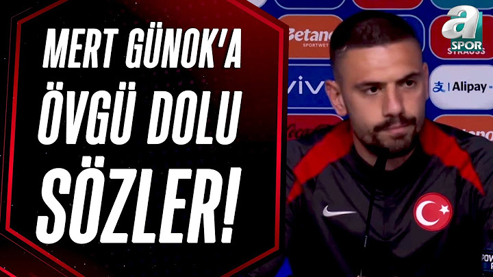 Merih Demiral: "Mert Günok'un Kurtarışı Canlı Gördüğüm En İyi Kurtarışlardan Biri" / A Spor