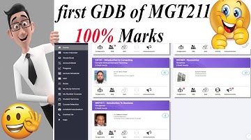 GDB of MGT211 - fall 2021- First gdb introduction to Business - 100% marks - Accounts information