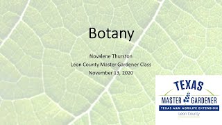 Botany