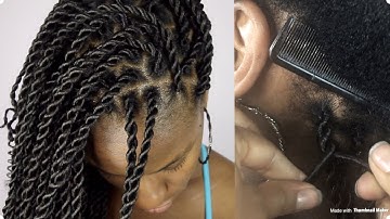 HOW TO: Senegalese Twists for BEGINNERS - Step By Step