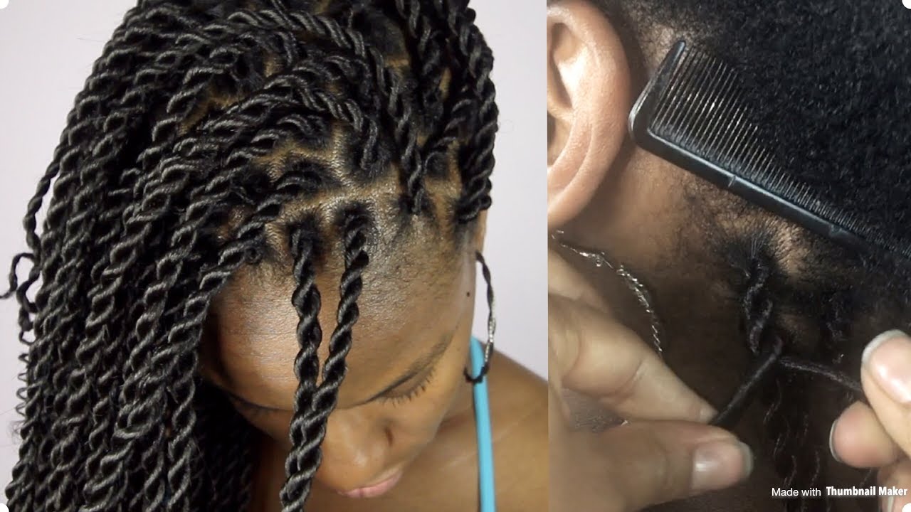 HOW TO: Senegalese Twists for BEGINNERS - Step By Step - YouTube