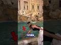 Tourists Troll Trevi Fountain Scam by SWIPING Credit Cards in Water! 😂🤑 Rome's New Tradition