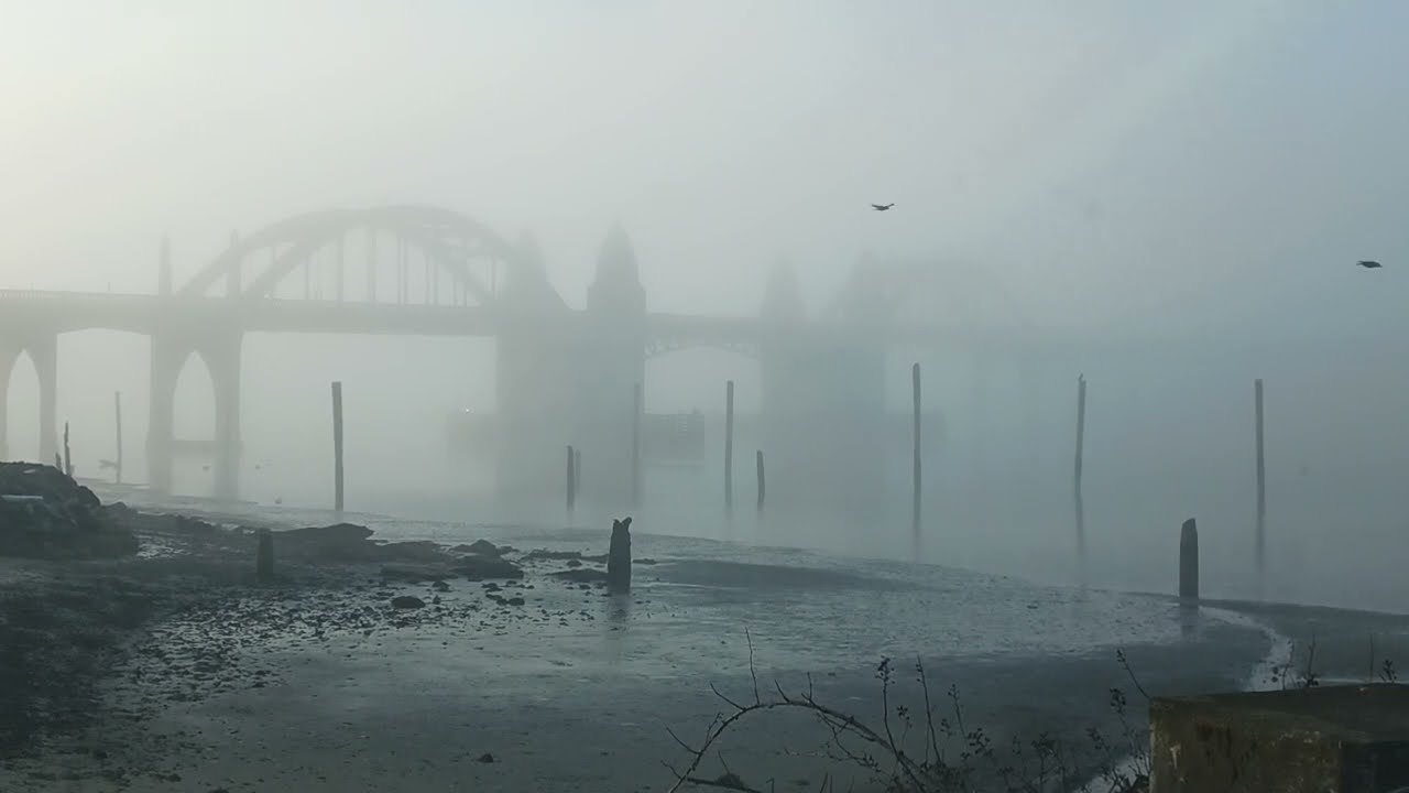 Siuslaw River Bridge. Florence Oregon.