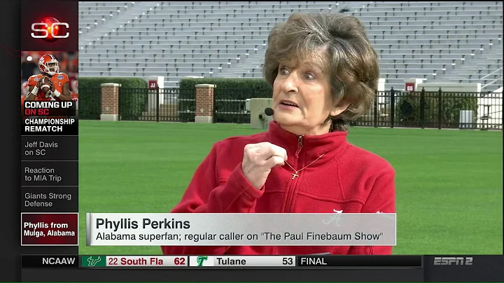 Phyllis from Mulga, AL on SportsCenter with Cari C...