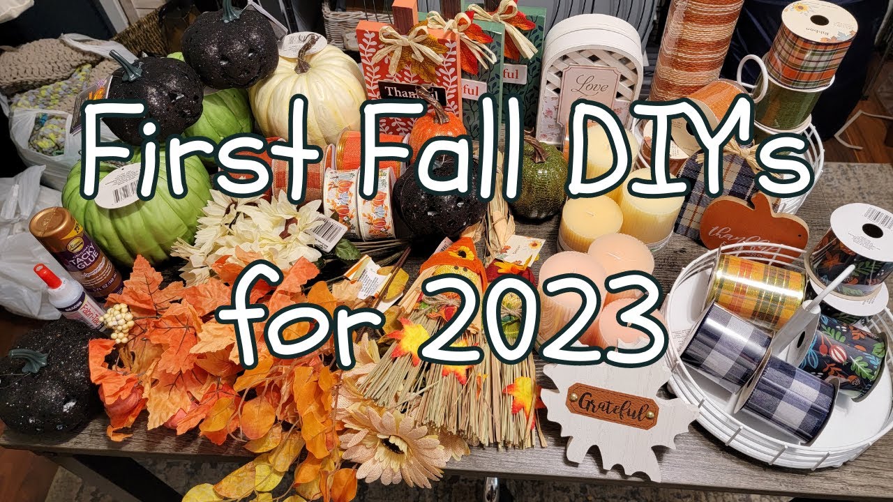 First Fall DIY 2023 | Wreaths and Pumpkins