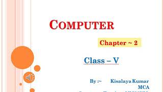 Class 5 Chapter 2 Part 1