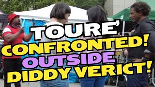 Touré Confronted Outside Diddy Trial After Verdict | Tense Moment Caught on Camera