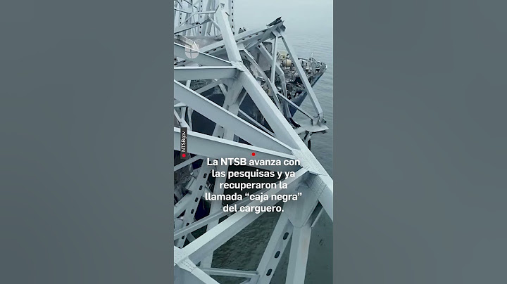 Imágenes aéreas del puente Francis Scott Key colapsado y del carguero Dali