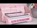 Comparación entre la Big shot plus de Sizzix y la Revolution de WeR Memory Keepers