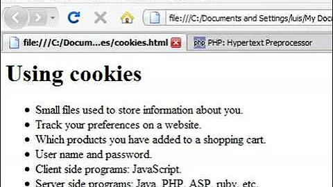 Creating a Website Using FrontPage : How to Use HTML Cookies