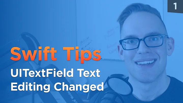 How to Get UITextField Text Editing Changed Events for User Input Validation - Swift Tips 1