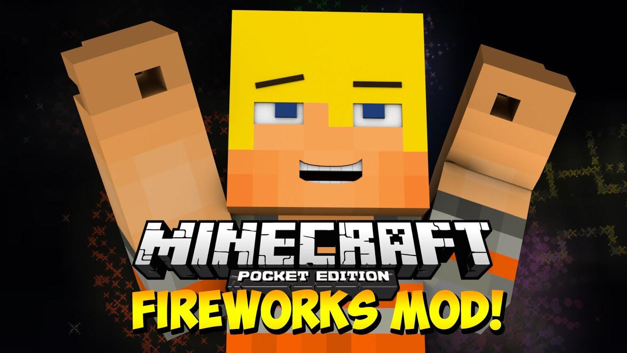 Minecraft Pocket Edition: Fireworks Script Mod Spotlight! - YouTube
