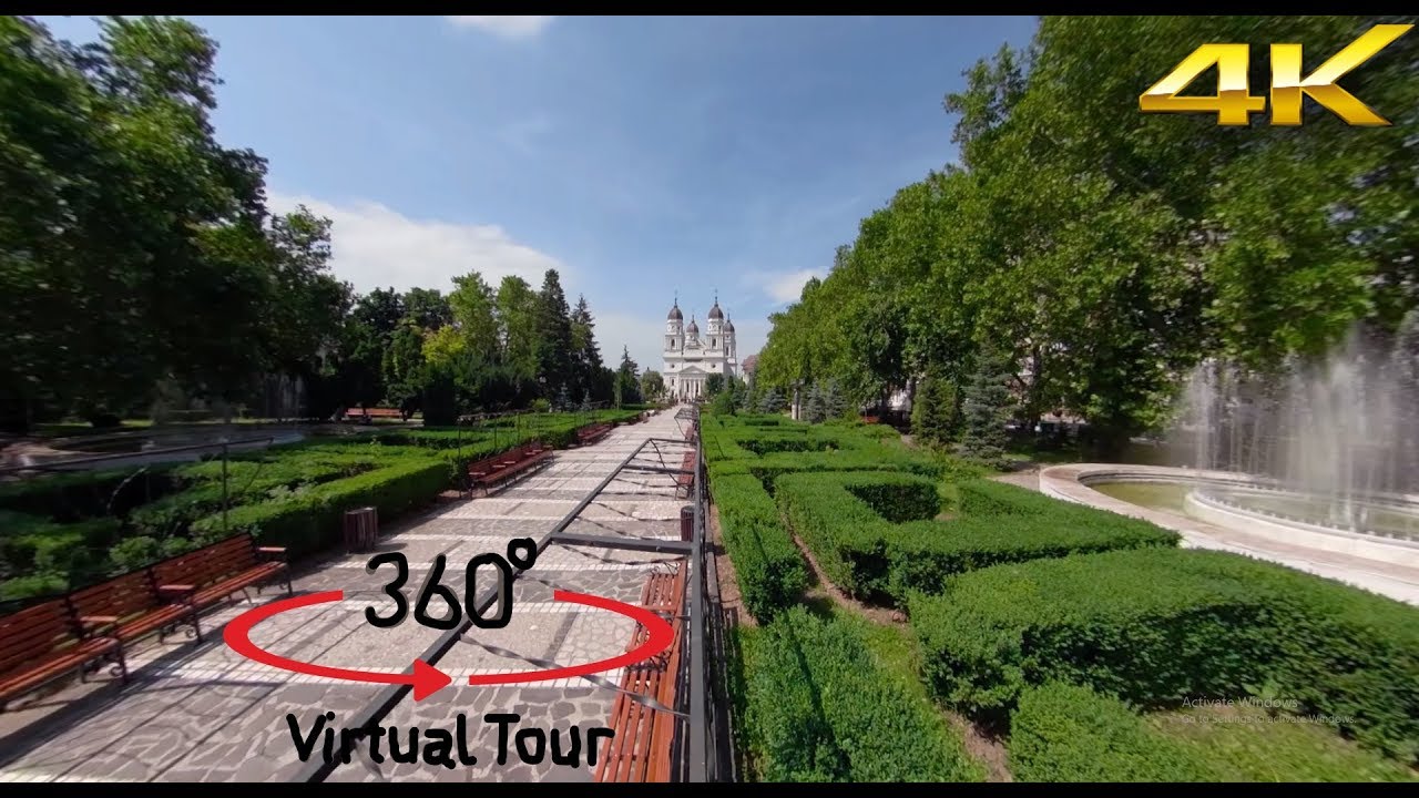 Concept - Iasi - National Theater - Metropolitan Cathedral - 360° Camera - Video 4K