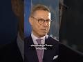Finland President on Being a 'Trump Whisperer' at Davos
