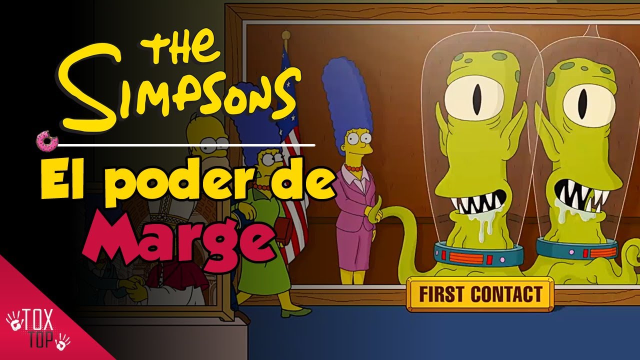 Marge Tiene Contacto Extraterrestre Los Simpson Youtube 