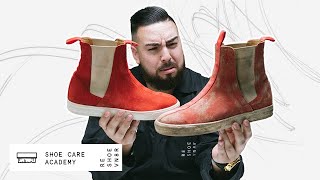 Reshoevn8R Cleans Daniel Patrick Red Desert Roamer Chelsea Boot