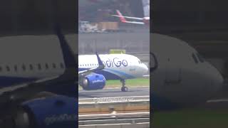 INDIGO A321NEO takeoff at Mumbai Airport #shorts #aviation #indigo #a321 #takeoff #plane #mumbai