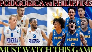 PODGORICA vs PHILIPPINES_Kai sotto shocking triple -double! simulation game