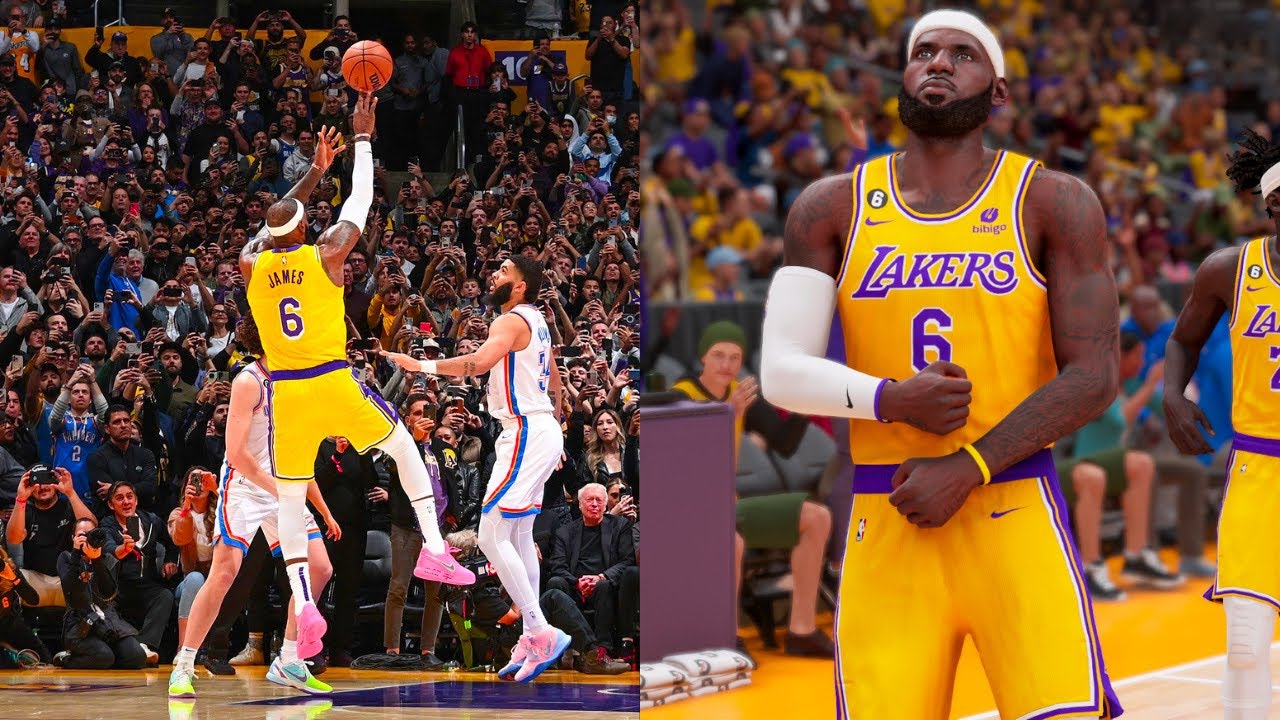 LeBron James Breaks The All Time Scoring Record in NBA 2K23 - YouTube