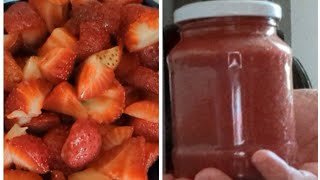 Coulis de fraise  pour les desserts et la pâtisserie