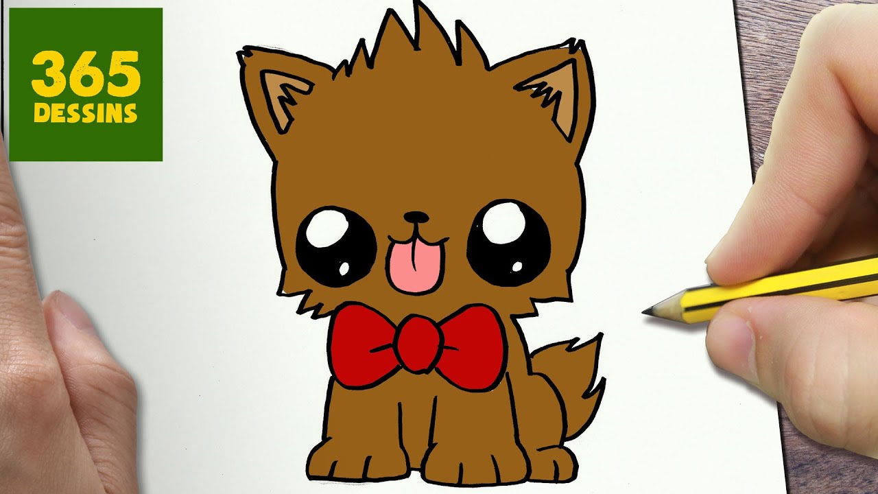 Comment Dessiner Puppy Kawaii étape Par étape Dessins Kawaii Facile